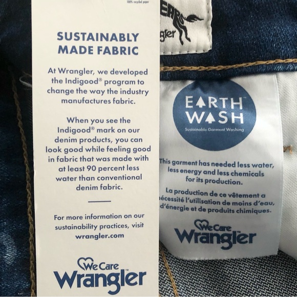 Wrangler Wild West 603 High Rise Straight Jeans Size 28 NEW - Picture 10 of 13